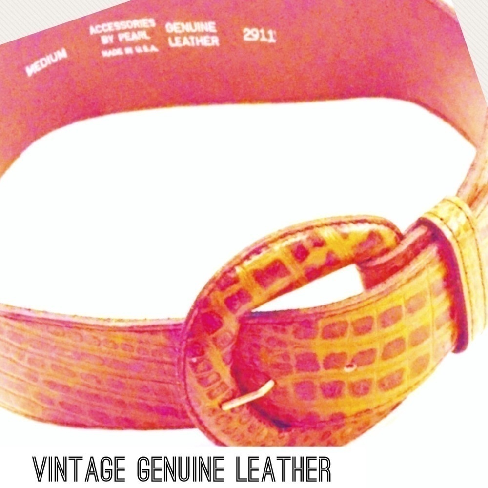 Brown Genuine Leather Belt